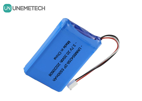 3.7V Li Poly باتری قابل شارژ 854256 2P 5500mAh باتری تجهیزات صنعتی