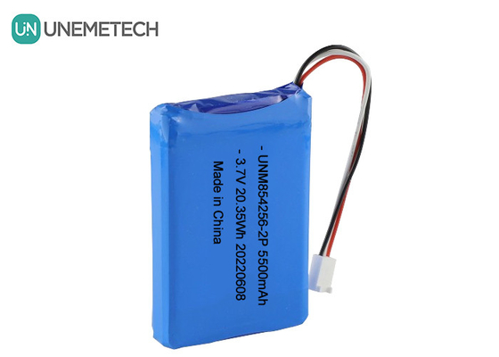3.7V Li Poly باتری قابل شارژ 854256 2P 5500mAh باتری تجهیزات صنعتی