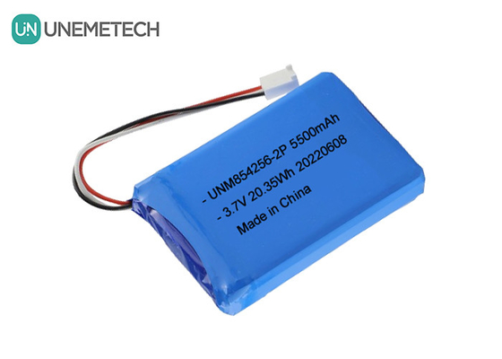 3.7V Li Poly باتری قابل شارژ 854256 2P 5500mAh باتری تجهیزات صنعتی