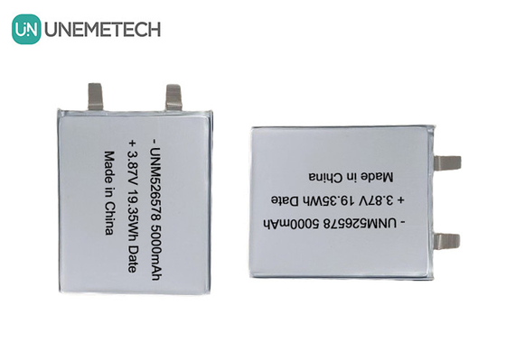 526578 3.87V باتری لیپو ولتاژ بالا 5000mAh 4.45V ولتاژ شارژ برای بانک برق