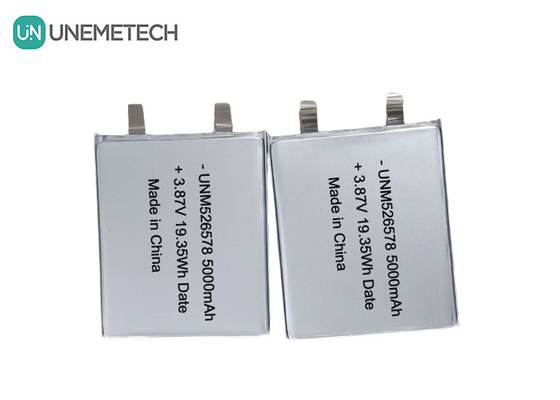 526578 3.87V باتری لیپو ولتاژ بالا 5000mAh 4.45V ولتاژ شارژ برای بانک برق