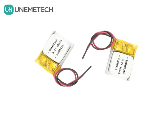 باتری لیتیوم پلیمر فوق نازک 401215 3.7V 45mAh باتری لیپو برای ردیاب GPS