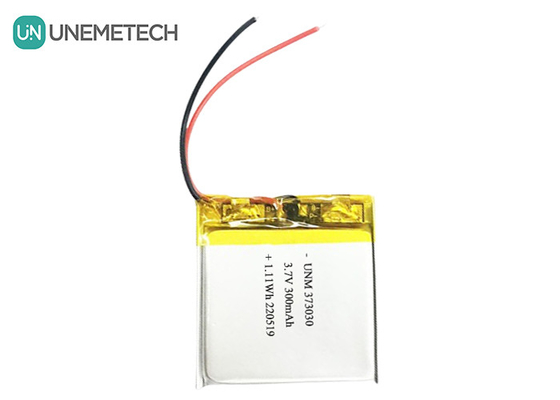 3.7V 300mAh باتری شارژ پذیر LiPo 373030 برای بلندگو بلوتوث