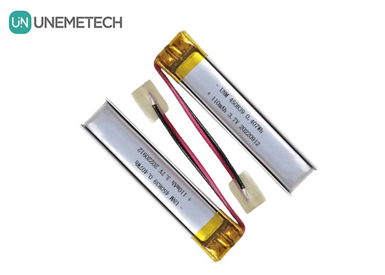 طراحی دقیق 3.7V 110mAh باتری لیپو باتری پلیمر لیتیوم قابل شارژ 450839