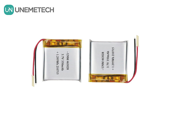 بسته های لی پلی 463028 3.7V 350mAh باتری پلیمر لی قابل شارژ برای گیم پد