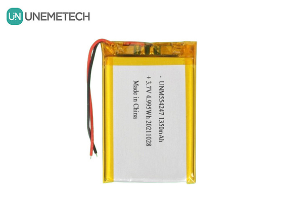 3.7V 1350mAh باتری پلیمر لیو یون قابل شارژ 554247 برای مینی درون