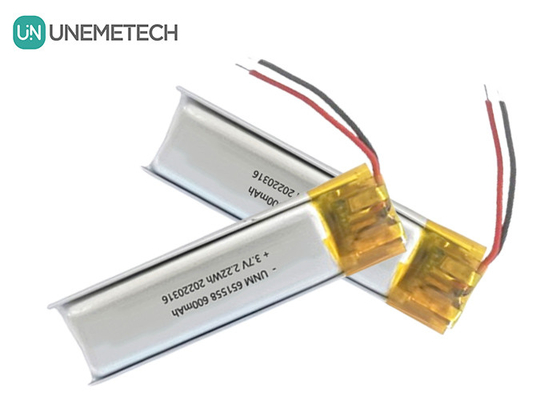 تامین کننده باتری زیبایی و آرایش 600mAh 3.7V باتری لیپو 651558 برای حذف مو