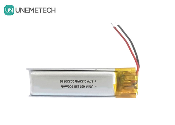 تامین کننده باتری زیبایی و آرایش 600mAh 3.7V باتری لیپو 651558 برای حذف مو