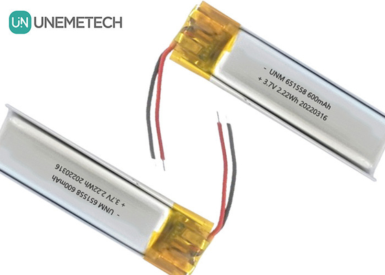 تامین کننده باتری زیبایی و آرایش 600mAh 3.7V باتری لیپو 651558 برای حذف مو