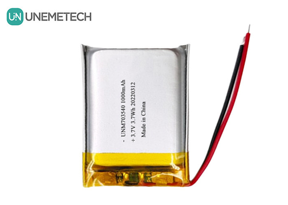 باتری لیپو 1000mAh 703540 3.7V باتری پلیمر لی قابل شارژ مجدد برای محصولات الکترونیکی