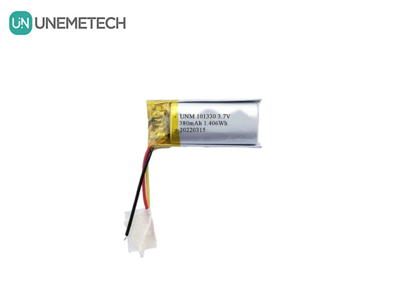 3.7V 380mAh باتری پلیمر لی 101330 برای ساعت های هوشمند