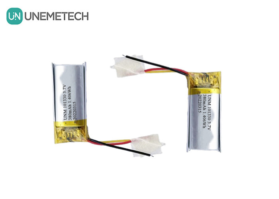 3.7V 380mAh باتری پلیمر لی 101330 برای ساعت های هوشمند