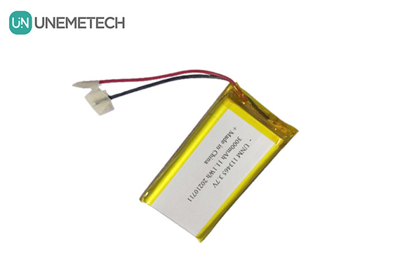 3.7V 3000mAh باتری پلیمر لیتیوم شارژ پذیر با ظرفیت بالا 113465 برای گوشی هوشمند
