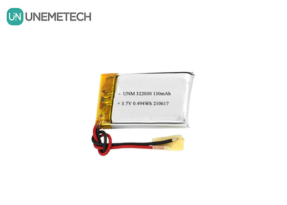 322030 باتری پلیمر لی قابل شارژ 3.7V 130mAh باتری لیپو برای ردیاب تناسب اندام