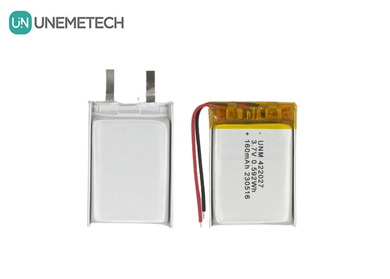 باتری لیپو با چگالی بالا قابل شارژ 3.7V 160mAh 422027 برای هدست بلوتوث