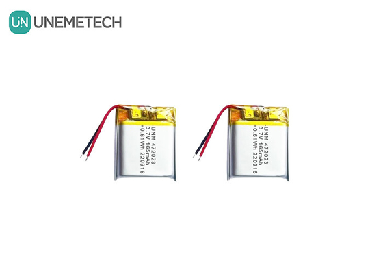 باتری پلیمر لیتیوم لیتیوم ایون قابل شارژ 3.7V 165mAh 472023 باتری پخش کننده MP3