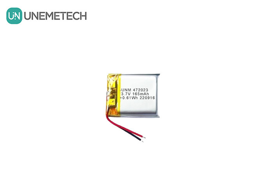 باتری پلیمر لیتیوم لیتیوم ایون قابل شارژ 3.7V 165mAh 472023 باتری پخش کننده MP3