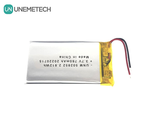 3.7V 760mAh باتری پلیمر لیتیوم یون قابل شارژ مجدد 502852 برای چراغ های LED