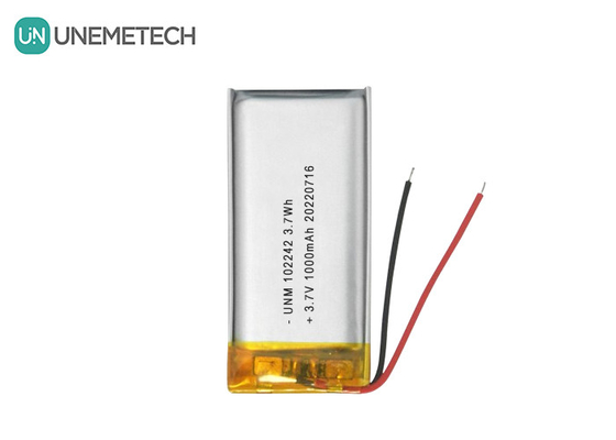 3.7V 1000mAh 102242 باتری پلیمر لیتیوم یون استاندارد برای لامپ های میز