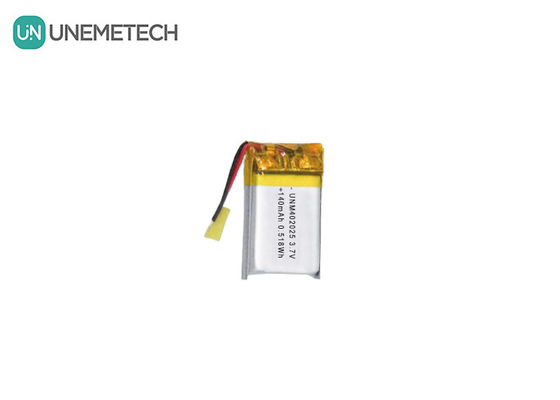 3.7V 140mAh 402025 باتری شارژ پذیر باتری لیپو برای ماساژورهای کامپکت