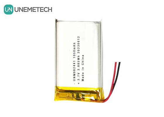 OEM ODM سفارشی 3.7V 1050mAh باتری پلیمر لیتیوم یون 982441 برای زنگ هوشمند