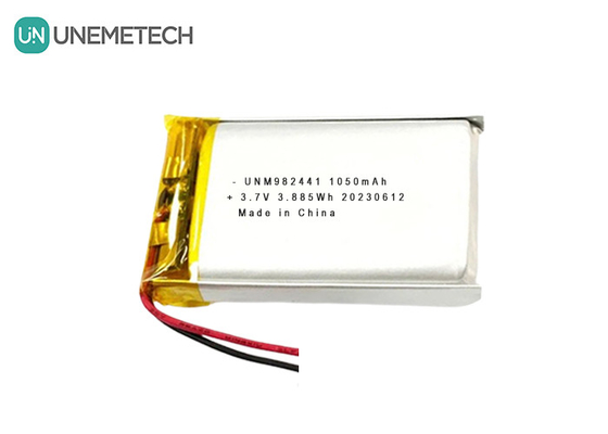 OEM ODM سفارشی 3.7V 1050mAh باتری پلیمر لیتیوم یون 982441 برای زنگ هوشمند