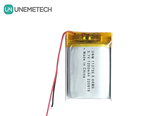 3.7V 1200mAh باتری انعطاف پذیر LiPo قابل شارژ 112735 برای تبلت های الکترونیکی