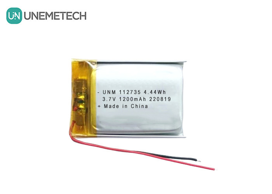 3.7V 1200mAh باتری انعطاف پذیر LiPo قابل شارژ 112735 برای تبلت های الکترونیکی