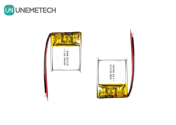 3.8V 48mAh ولتاژ بالا باتری پلیمر لیتیوم کوچک 361215 برای دستگاه های RFID