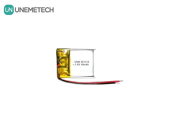 3.8V 48mAh ولتاژ بالا باتری پلیمر لیتیوم کوچک 361215 برای دستگاه های RFID