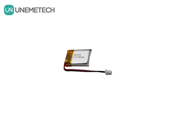 3.7V 50mAh باتری پلیمر لیتیوم کوچک 401419 برای دستگاه های الکترونیکی کوچک