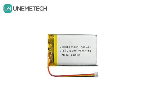 3.7V 1000mAh 603450 باتری لیپو شارژ پذیر با ظرفیت بالا برای ماشین های RC