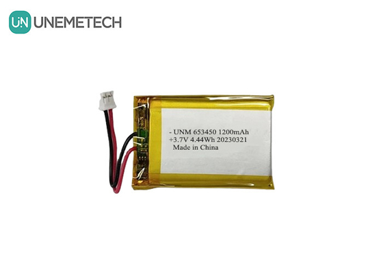 3.7V 1200mAh باتری پلیمر لیتیوم شارژ سریع 653450 برای دوربین های دیجیتال