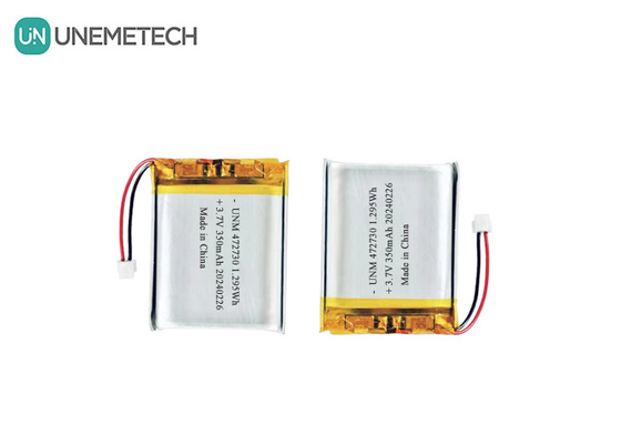 3.7V 350mAh 472730 باتری لیتیوم یون پلیمر باتری لیپو برای موش های بی سیم