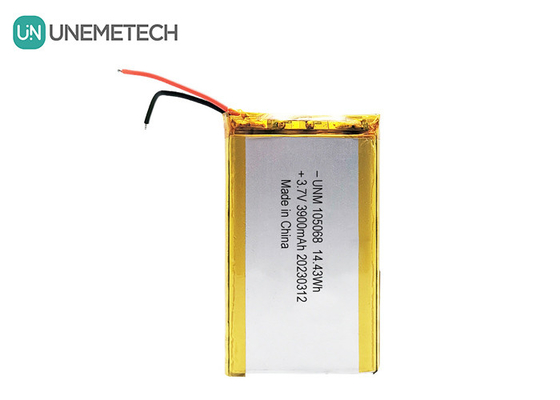 3900mAh باتری لی پلیمری با ظرفیت بالا 105068 3.7V باتری های لیپو برای تبلت