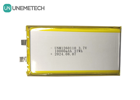 3.7V 10000mAh باتری پلیمر لیتیوم قابل شارژ با ظرفیت بالا 1260110 برای تبلت