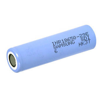 سامسونگ 29E 18650 2850mAh 2.75A باتری 3.65V سلول یون لیتیوم استوانه ای INR18650-29E