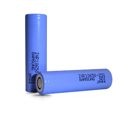 سامسونگ 25S 18650 2500mAh 20A باتری 3.6V سلول یون لیتیوم استوانه ای INR18650-25S