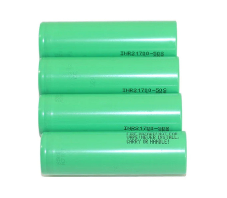 سامسونگ 50S 21700 باتری 5000mAh 25A باتری 3.6V لیتیوم یون باتری سلول INR21700-50S