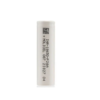 مولیسل INR-18650-P28A 18650 باتری 3.6V 2800mAh با 35A حداکثر جریان تخلیه مداوم