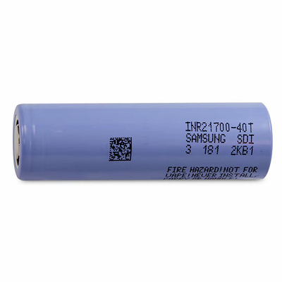 سامسونگ 40T 21700 4000mAh 35A باتری 3.6V لیتیوم یون باتری سلول INR21700-40T