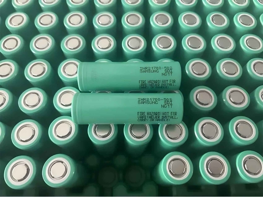 سامسونگ 50S 21700 باتری 5000mAh 25A باتری 3.6V لیتیوم یون باتری سلول INR21700-50S