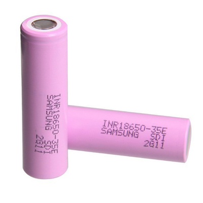 سامسونگ 35E 18650 باتری 3500mAh 8A 3.6V سلول یون لیتیوم استوانه ای INR18650-35E
