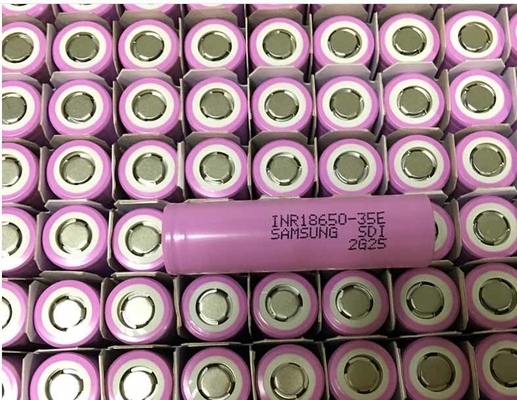 سامسونگ 35E 18650 باتری 3500mAh 8A 3.6V سلول یون لیتیوم استوانه ای INR18650-35E