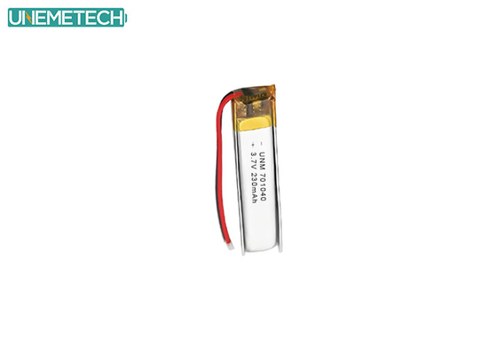 گوشواره های Bluetooth باتری لیپو 701040 3.7 V 230mAh با CE و IEC62133 تایید شده