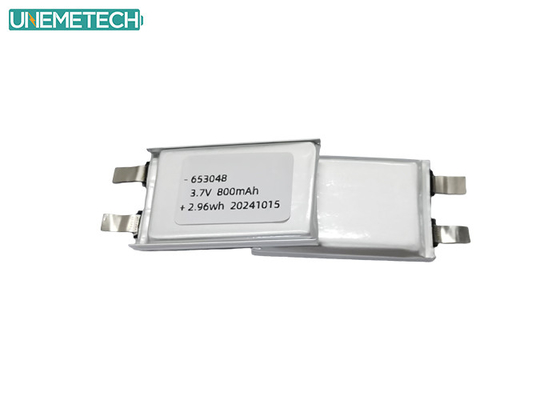 20C نرخ تخلیه بالا 3.7V 800mah باتری لیپو 653048 برای RC هواپیما