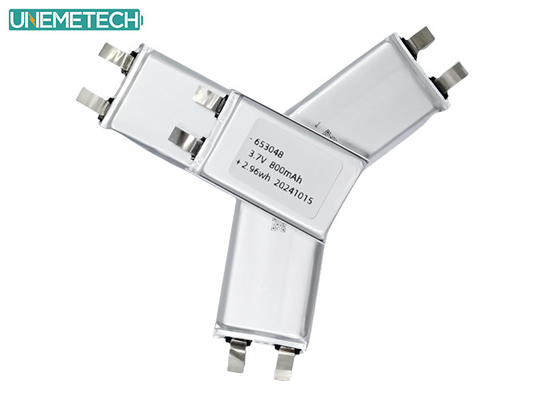 20C نرخ تخلیه بالا 3.7V 800mah باتری لیپو 653048 برای RC هواپیما