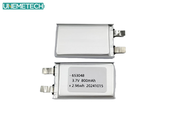 20C نرخ تخلیه بالا 3.7V 800mah باتری لیپو 653048 برای RC هواپیما